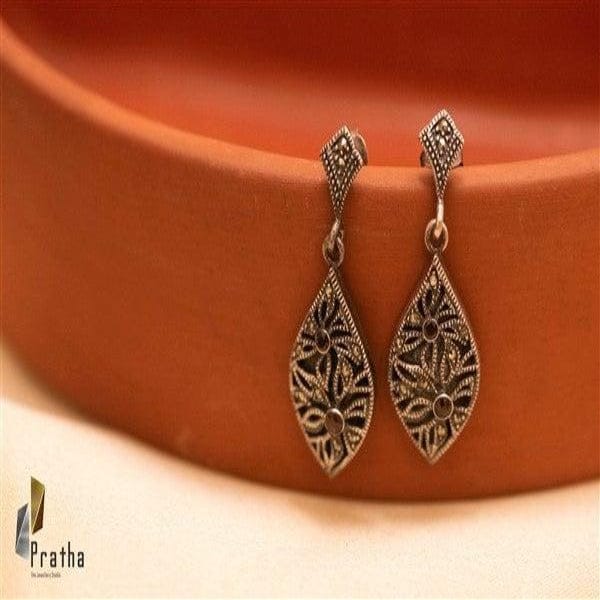 Marcasite Earrings - Crafted Canvaas