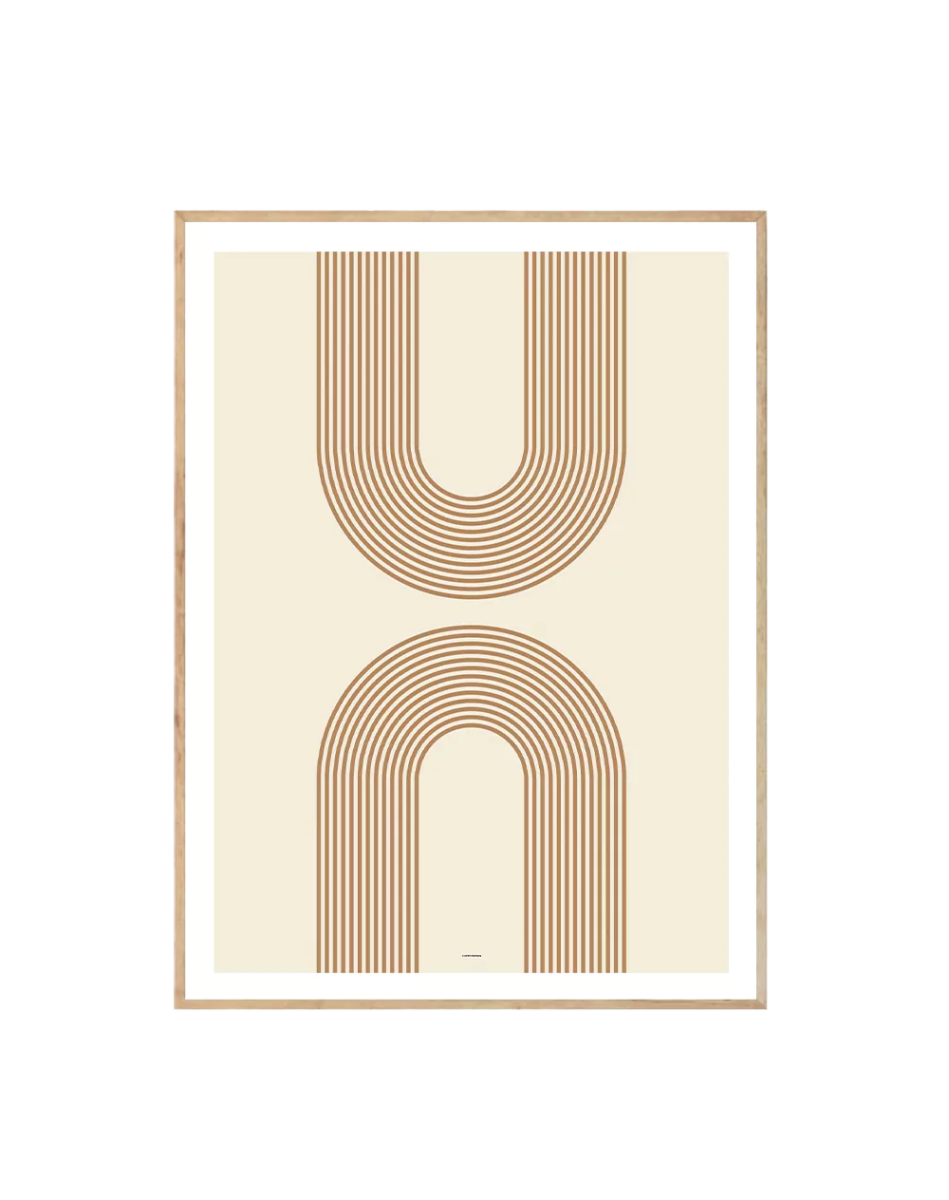 Midcentury Rainbow Arch - Crafted Canvaas