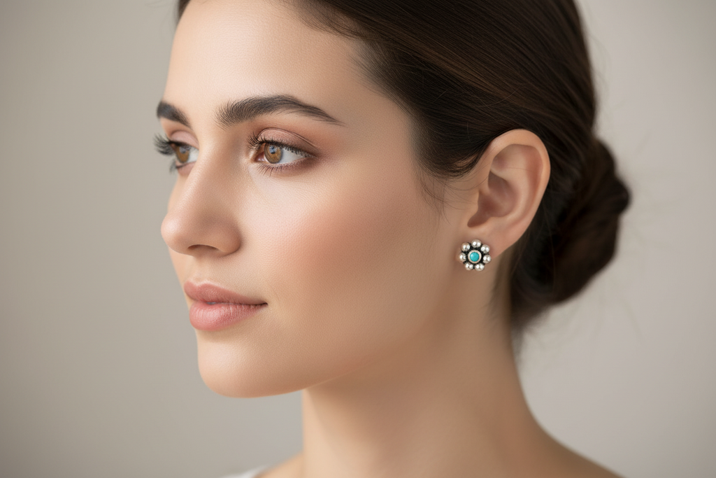 Pheroza Kudi Earrings | Crafted Canvaas