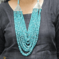 Pheroza Layered Neck Piece - Crafted Canvaas