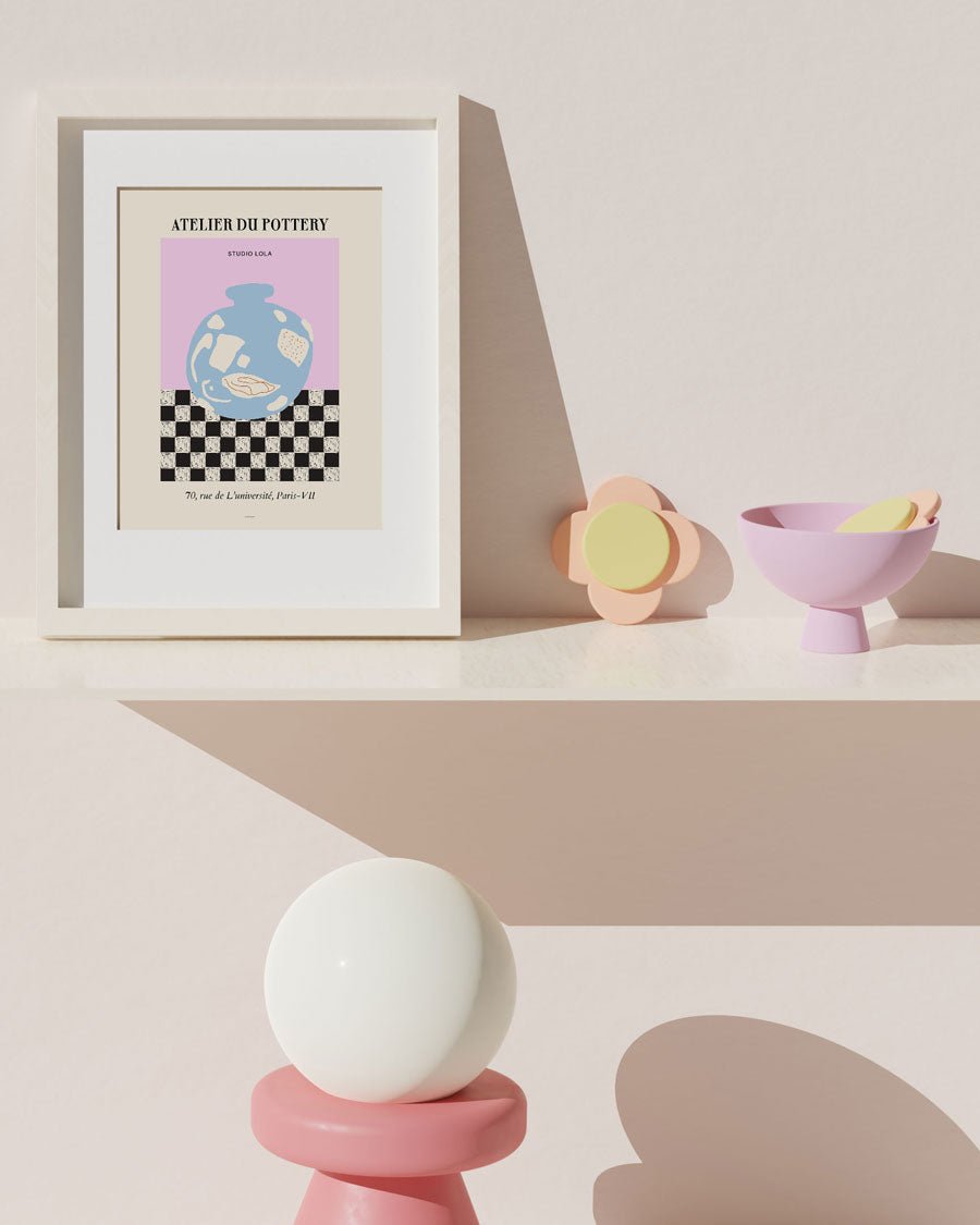 Pottery Club Paris I - Crafted Canvaas