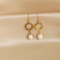 Radiant Pearl Drop Earrings - Crafted Canvaas