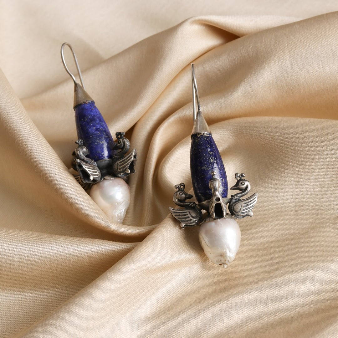 Silver earring - Crafted Canvaas