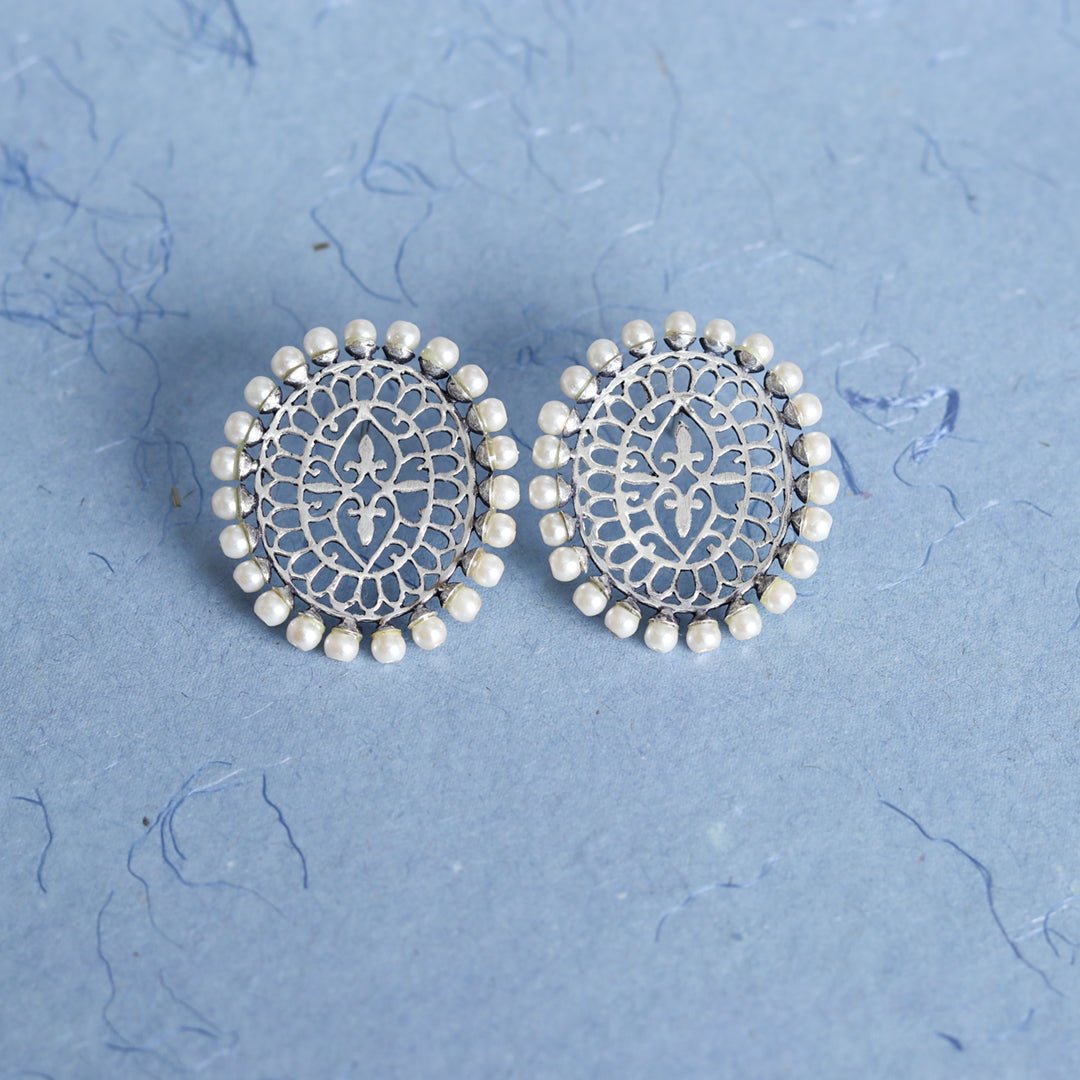 Silver Jaali Studds - Crafted Canvaas