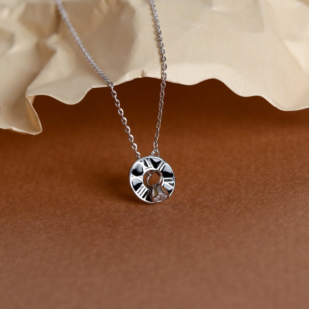 Silver Roman Necklace - Crafted Canvaas