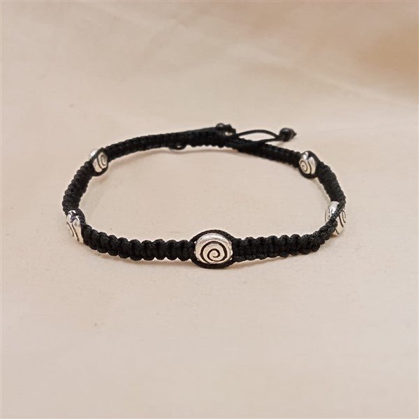 Spiral Motif Anklet - Crafted Canvaas
