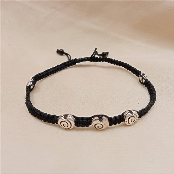 Spiral Thread Anklet - Crafted Canvaas