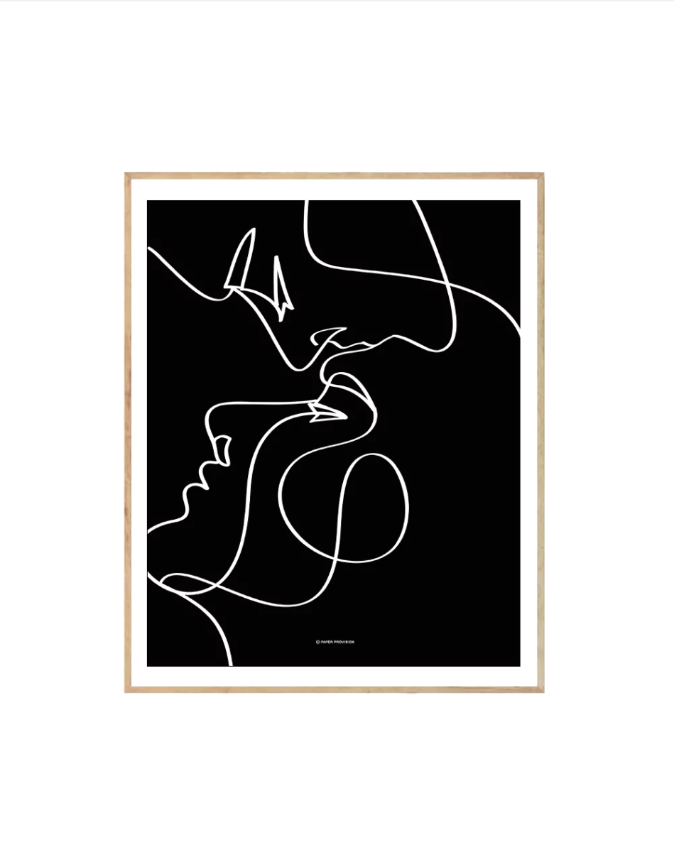 Sweethearts (Noir) - Crafted Canvaas