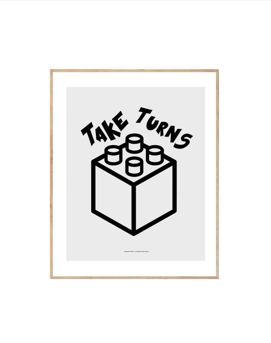 Take Turns - Crafted Canvaas