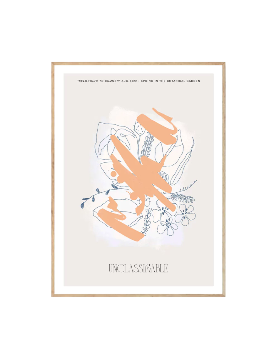 The Bouquet Peach - Crafted Canvaas