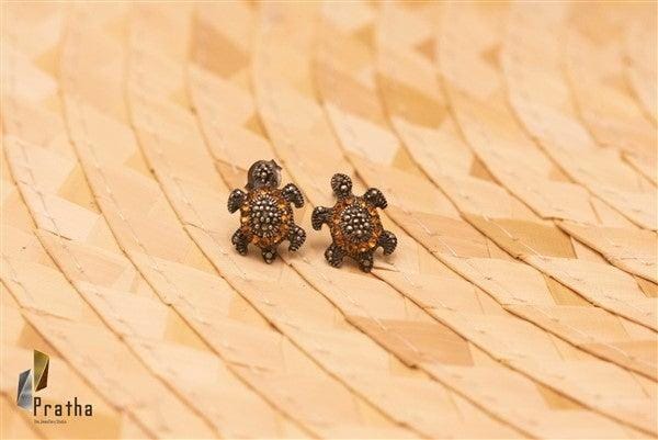 Turtle Earrings - Crafted Canvaas