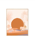 Wild World Sunset Safari - Crafted Canvaas