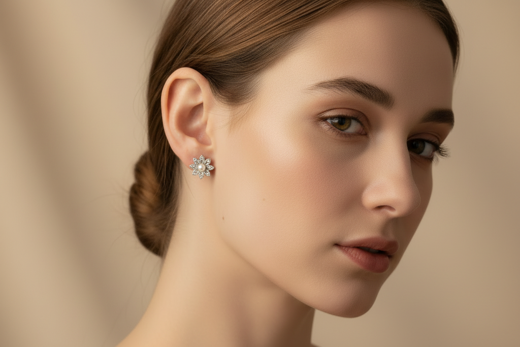 Wired Floral Studds | Crafted Canvaas